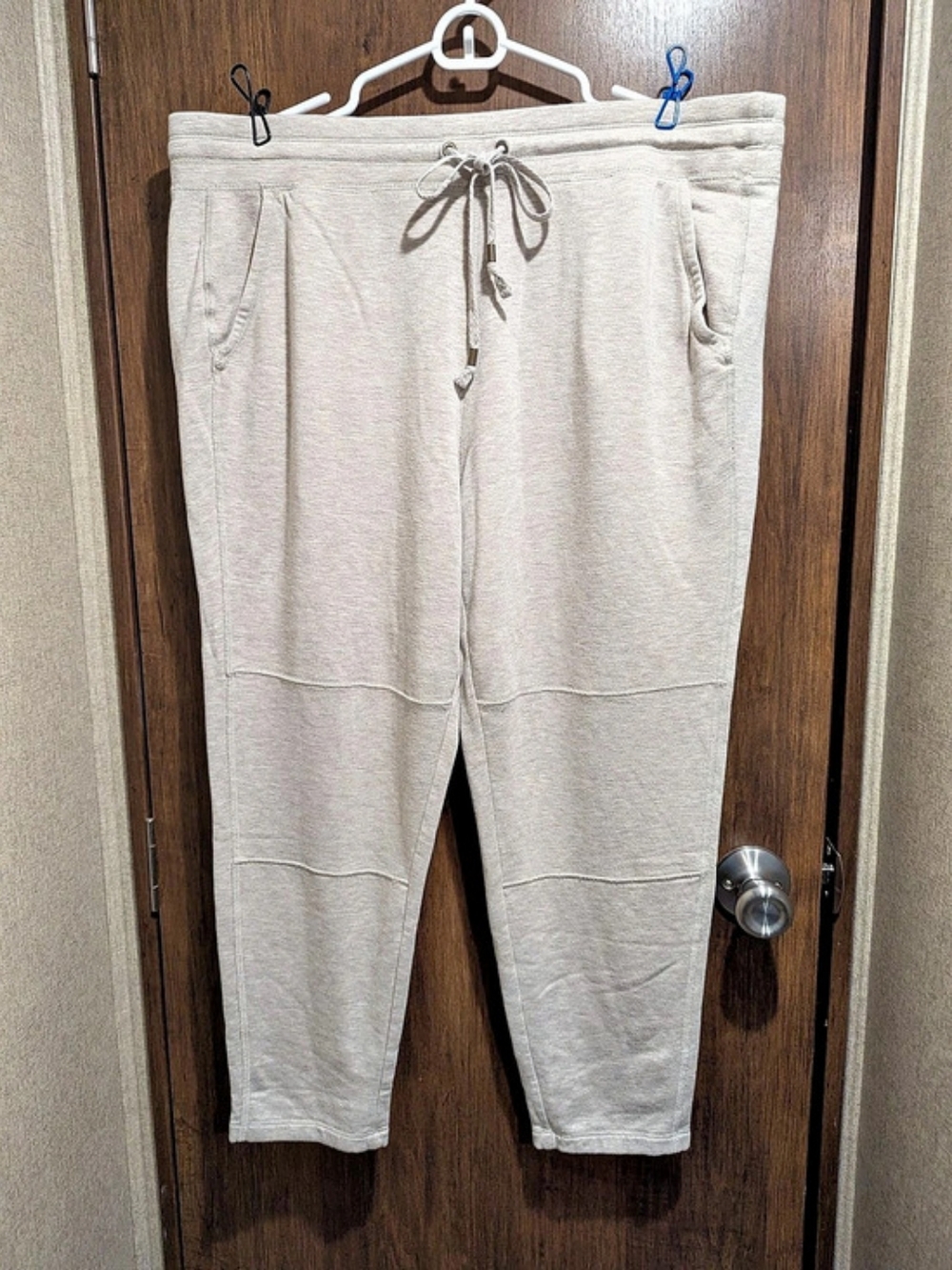 LOU & GREY Signaturesoft Sweatpants Beige/Gray XL